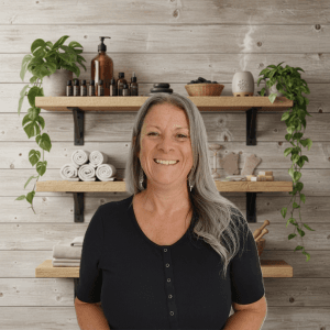 Brigitte Francoeur Propriétaire de Massothérapie Descansa Brigitte Francoeur massothérapeute chez la Clinique de Descansa à Charlesbourg dans la Ville de Québec